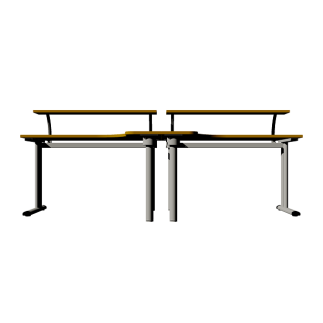 Стол для двоих C-Desk х2 v.10