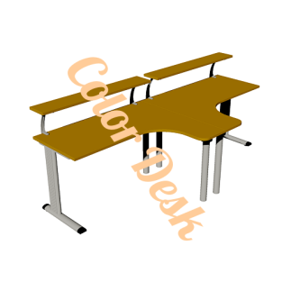 Стол для двоих C-Desk х2 v.10