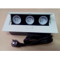 Розетка CD-3QW2 (white) встраиваемая в столешницу (с проводом) Розетка CD-3QW2 (white) встраиваемая в столешницу (с проводом)