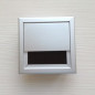 Лючок CD-MD80S (silver) встраиваемый в столешницу квадратный Лючок CD-MD80S (silver) встраиваемый в столешницу квадратный