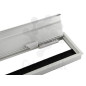 Лючок CD-MD-G-100S (silver) встраиваемый в столешницу квадратный 100х100х13 мм Лючок CD-MD-G-100S (silver) встраиваемый в столешницу квадратный 100х100х13 мм