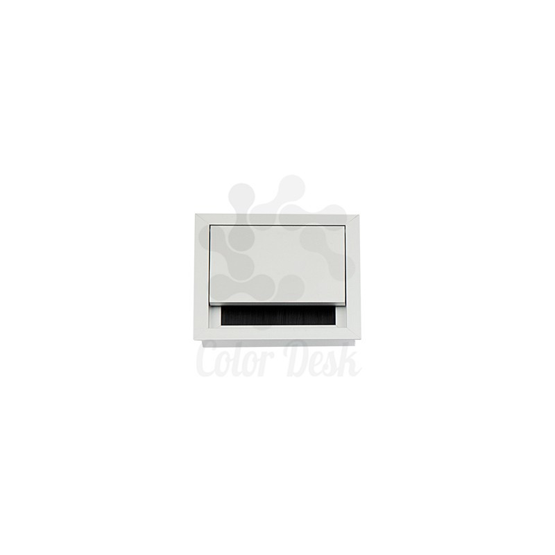 Лючок CD-MD-G-100S (silver) встраиваемый в столешницу квадратный 100х100х13 мм Лючок CD-MD-G-100S (silver) встраиваемый в столешницу квадратный 100х100х13 мм