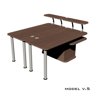 Стол для двоих C-Desk х2 v.5