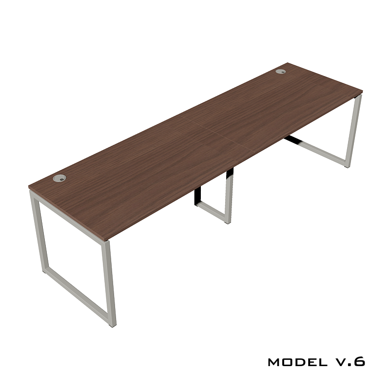 Стол для двоих детей Model v.6 на металлическом каркасе STEEL COLLECTION Стол для двоих детей Model v.6 на металлическом каркасе STEEL COLLECTION