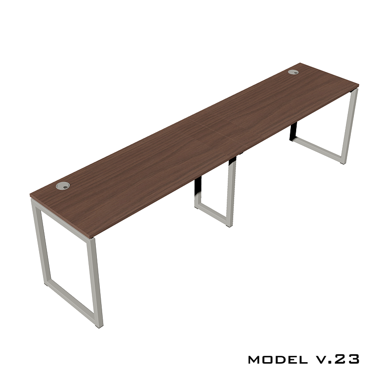 Стол для двоих детей Model v.23 на металлическом каркасе STEEL COLLECTION Стол для двоих детей Model v.23 на металлическом каркасе STEEL COLLECTION