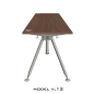 Стол для двоих детей Model v.12 на каркасных опорах Стол для двоих детей Model v.12 на каркасных опорах