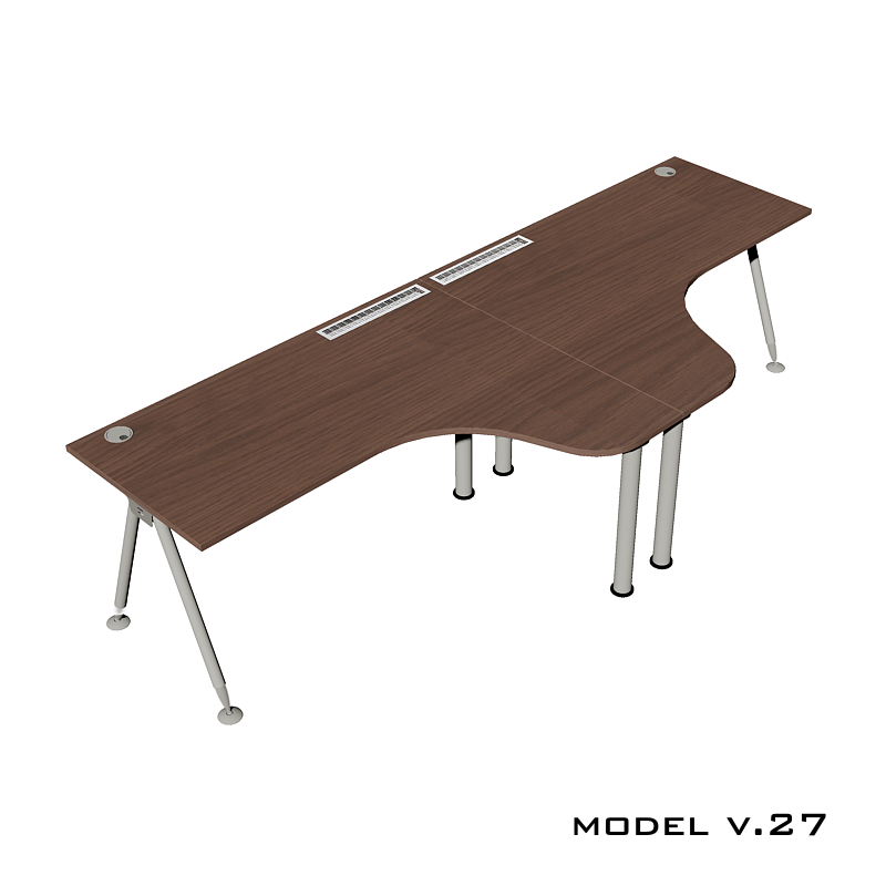 Стол для двоих детей Model v.27 на каркасных опорах Стол для двоих детей Model v.27 на каркасных опорах