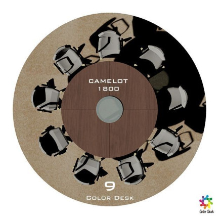 Camelot 1800 Glass стол для переговоров и конференций со стеклом на 9 человек