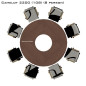 Camelot 2200 (108) стол для переговоров и конференций без стекла на 8 человек Camelot 2200 (108) стол для переговоров и конференций без стекла на 8 человек