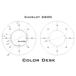 Camelot 2600 стол для переговоров и конференций без стекла на 13 человек