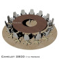 Camelot 2800 стол для переговоров и конференций без стекла на 14 человек Camelot 2800 стол для переговоров и конференций без стекла на 14 человек