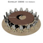 Camelot 3200 стол для переговоров и конференций без стекла на 16 человек Camelot 3200 стол для переговоров и конференций без стекла на 16 человек