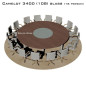 Camelot 3400 (108) Glass стол для переговоров и конференций со стеклом на 16 человек Camelot 3400 (108) Glass стол для переговоров и конференций со стеклом на 16 человек