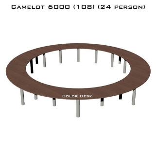 Camelot 6000 (108) стол для переговоров и конференций без стекла на 24 человека
