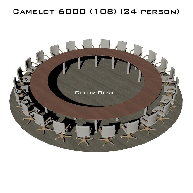 Camelot 6000 (108) стол для переговоров и конференций без стекла на 24 человека Camelot 6000 (108) стол для переговоров и конференций без стекла на 24 человека