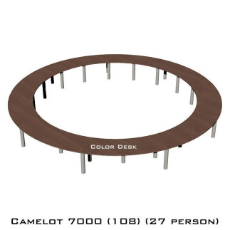 Camelot 7000 (108) стол для переговоров и конференций без стекла на 27 человек