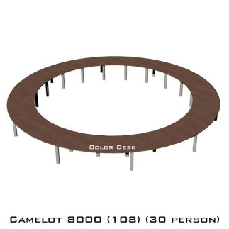 Camelot 8000 (108) стол для переговоров и конференций без стекла на 30 человек