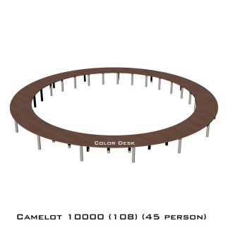 Camelot 10000 (108) стол для переговоров и конференций без стекла на 45 человек