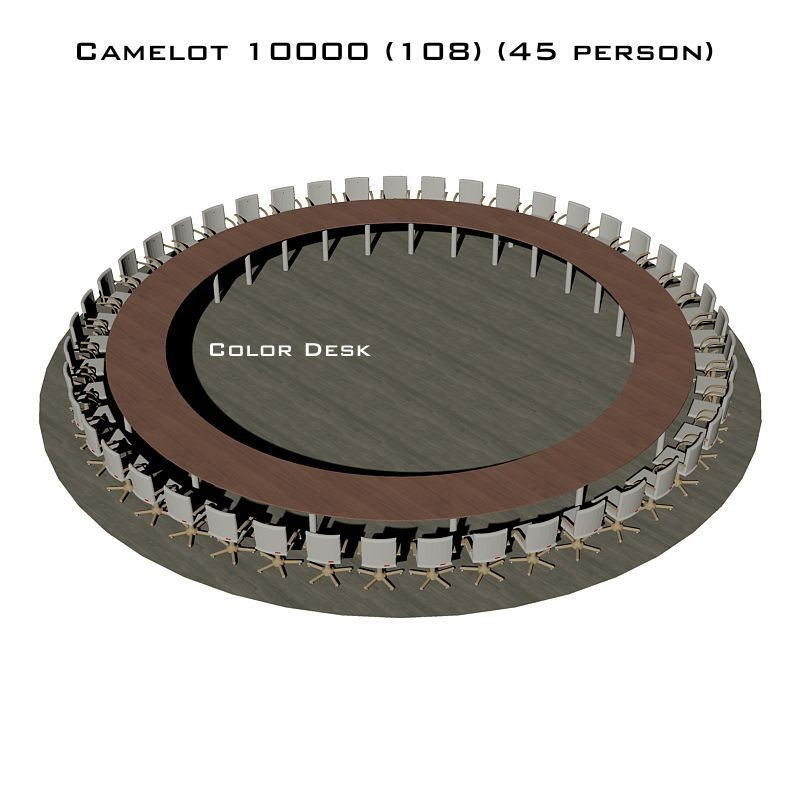 Camelot 10000 (108) стол для переговоров и конференций без стекла на 45 человек Camelot 10000 (108) стол для переговоров и конференций без стекла на 45 человек