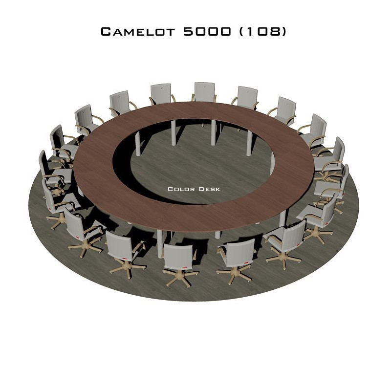 Camelot 5000 (108) стол для переговоров и конференций без стекла на 18 человек Camelot 5000 (108) стол для переговоров и конференций без стекла на 18 человек