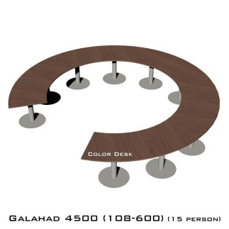 Galahad 4500 (108-600) стол круглый (без одного звена) для переговоров и конференций на 15 человек