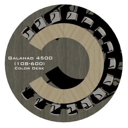 Galahad 4500 (108-600) стол круглый (без одного звена) для переговоров и конференций на 15 человек