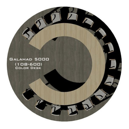 Galahad 5000 (108-600) стол круглый (без одного звена) для переговоров и конференций на 15 человек