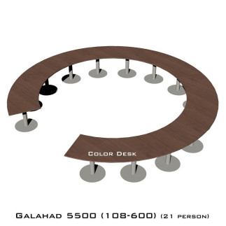 Galahad 5500 (108-600) стол круглый (без одного звена) для переговоров и конференций на 21 человека