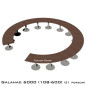 Galahad 6000 (108-600) стол круглый (без одного звена) для переговоров и конференций на 21 человека Galahad 6000 (108-600) стол круглый (без одного звена) для переговоров и конференций на 21 человека