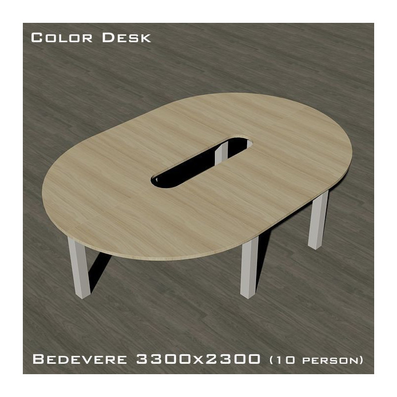 Bedevere 3300x2300 (Бедивер) стол овальный для переговоров и конференций на 10 человек Bedevere 3300x2300 (Бедивер) стол овальный для переговоров и конференций на 10 человек