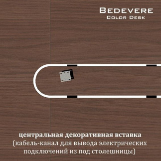 Bedevere 1860х260 мм декоративная вставка центральной части стола 3900х2300 мм