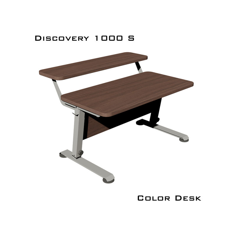 Стол-трансформер DISCOVERY 1000S с полкой с регулировкой высоты и наклона столешницы