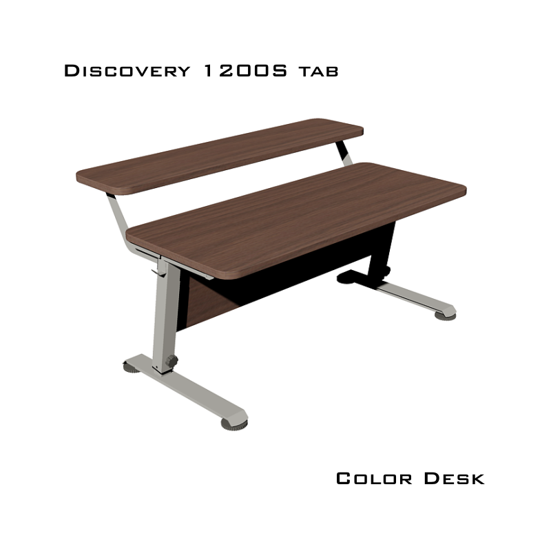 Стол-трансформер DISCOVERY 1200S с полкой с регулировкой высоты и наклона столешницы
