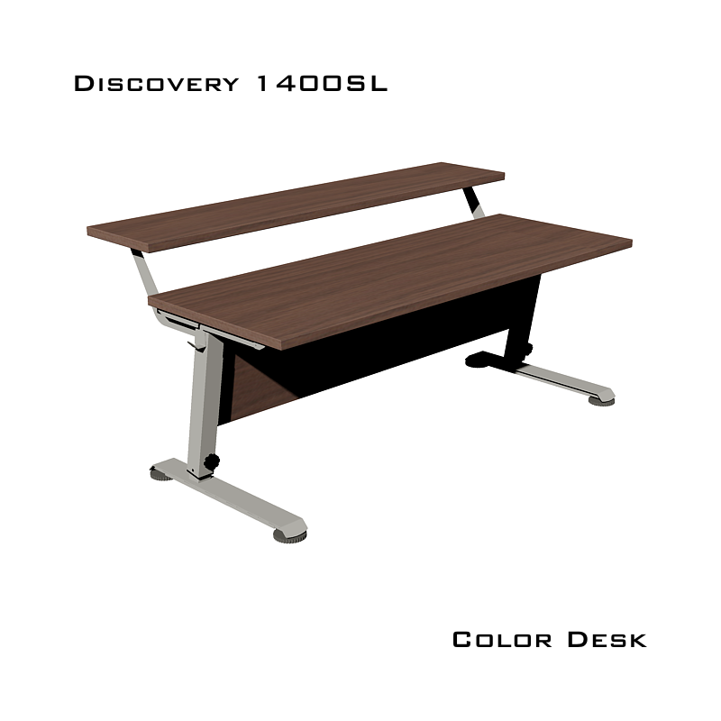 Стол-трансформер DISCOVERY 1400SL сполкой с регулировкой высоты и наклона столешницы