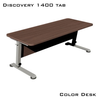 Стол-трансформер DISCOVERY 1400 без полки с регулировкой высоты и наклона столешницы
