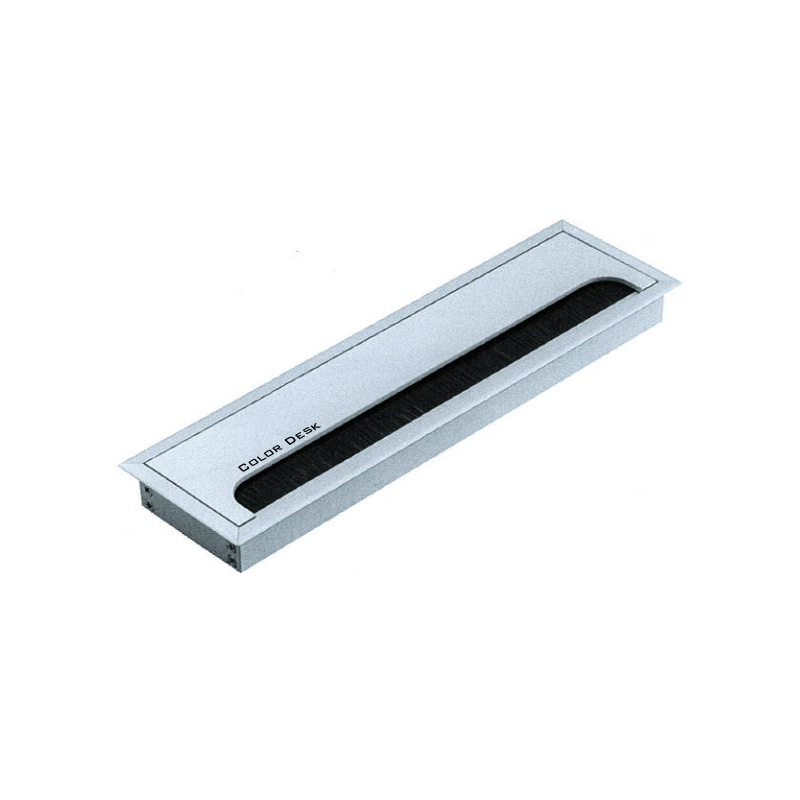 Лючок CD-Q280S (silver) встраиваемый в столешницу прямоугольный Лючок CD-Q280S (silver) встраиваемый в столешницу прямоугольный