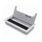 Лючок CD-Q160S (silver) встраиваемый в столешницу прямоугольный Лючок CD-Q160S (silver) встраиваемый в столешницу прямоугольный