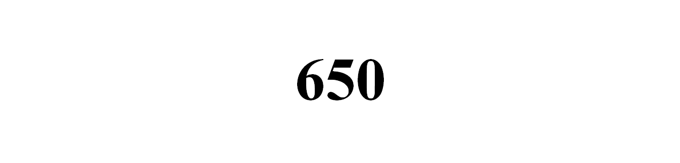 Столешницы для каркасов, глубина 650 мм