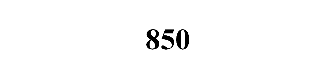 Столешницы для каркасов, глубина 850 мм